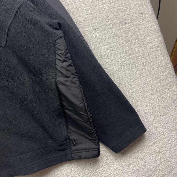 Spyder Full Zip Jacket Mens Polar Fleece Black Pockets Outdoors Utilitywear Read - Picture 4 of 13